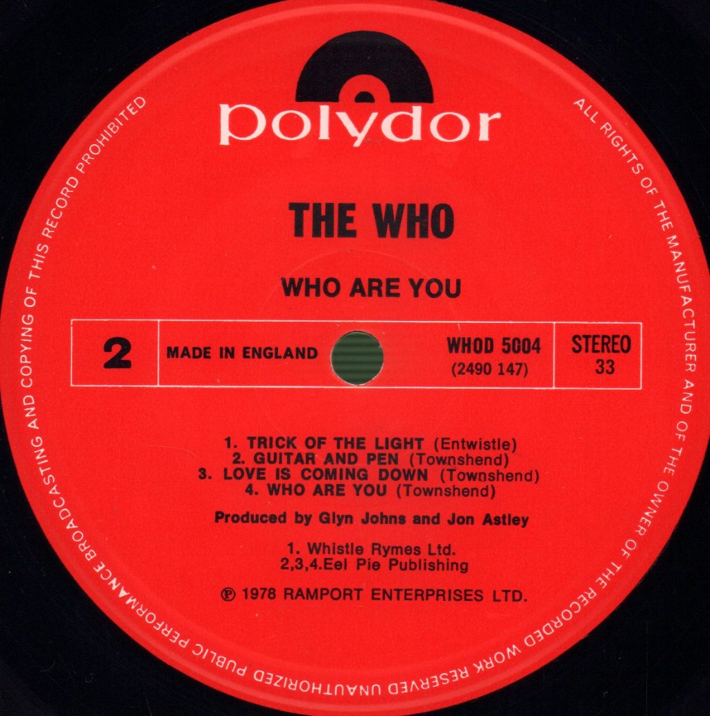 Who - Who Are You - Lp