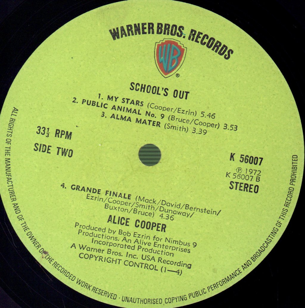 Alice Cooper - School's Out - Lp