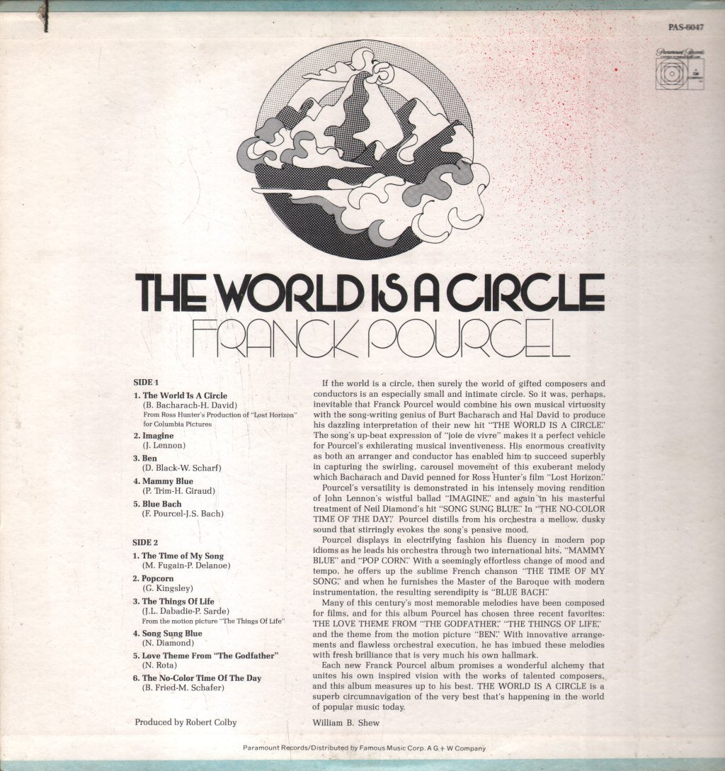 Franck Pourcel - World Is A Circle - Lp
