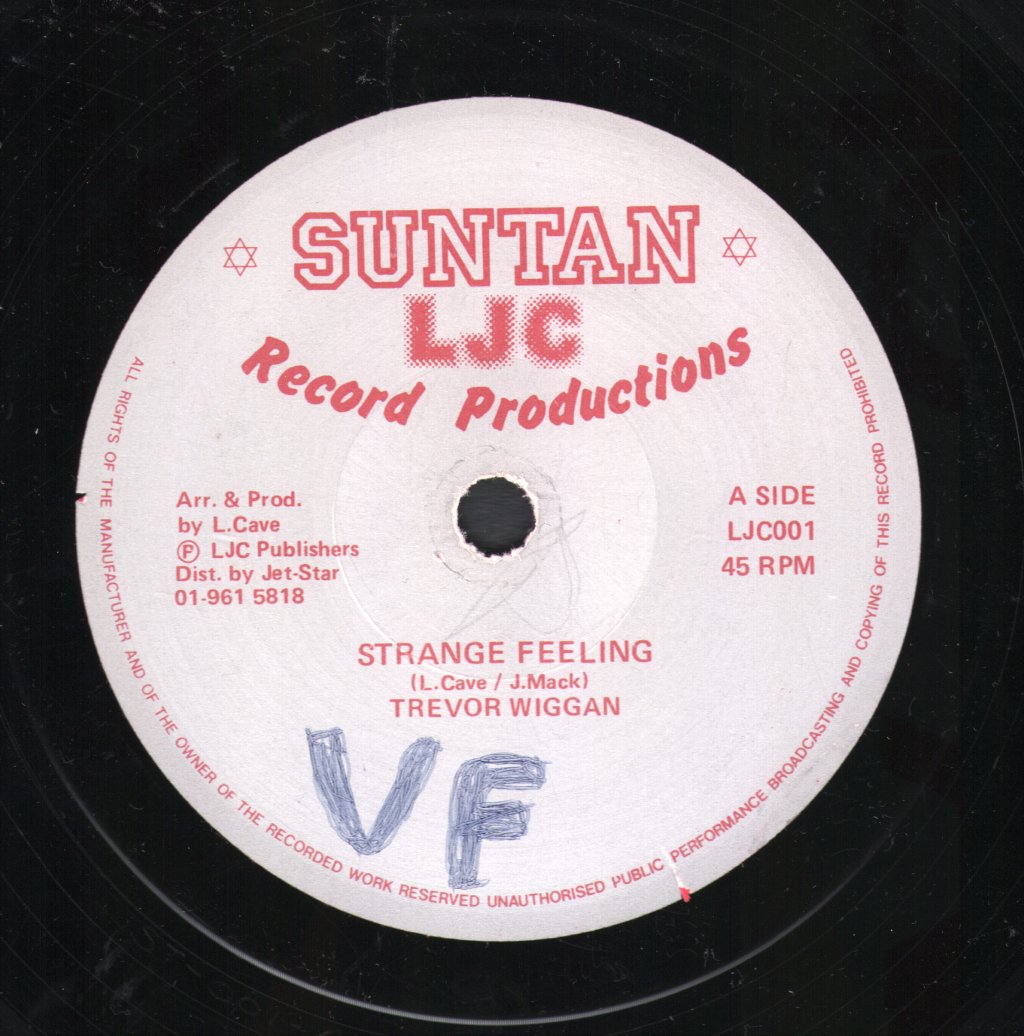 Trevor Wiggan - Strange Feeling / Never Gonna Give You Up - 12 Inch