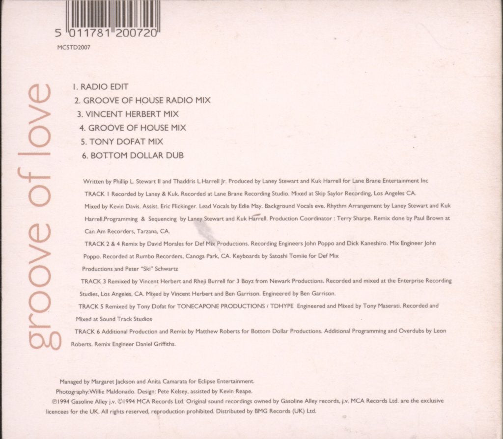E.v.e. - Groove Of Love - Cd