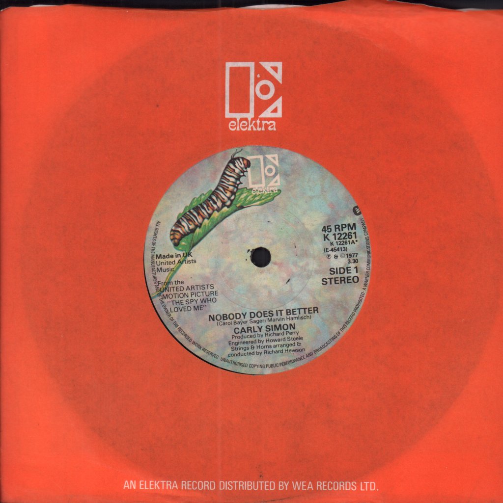 Carly Simon - Nobody Does It Better - 7 Inch