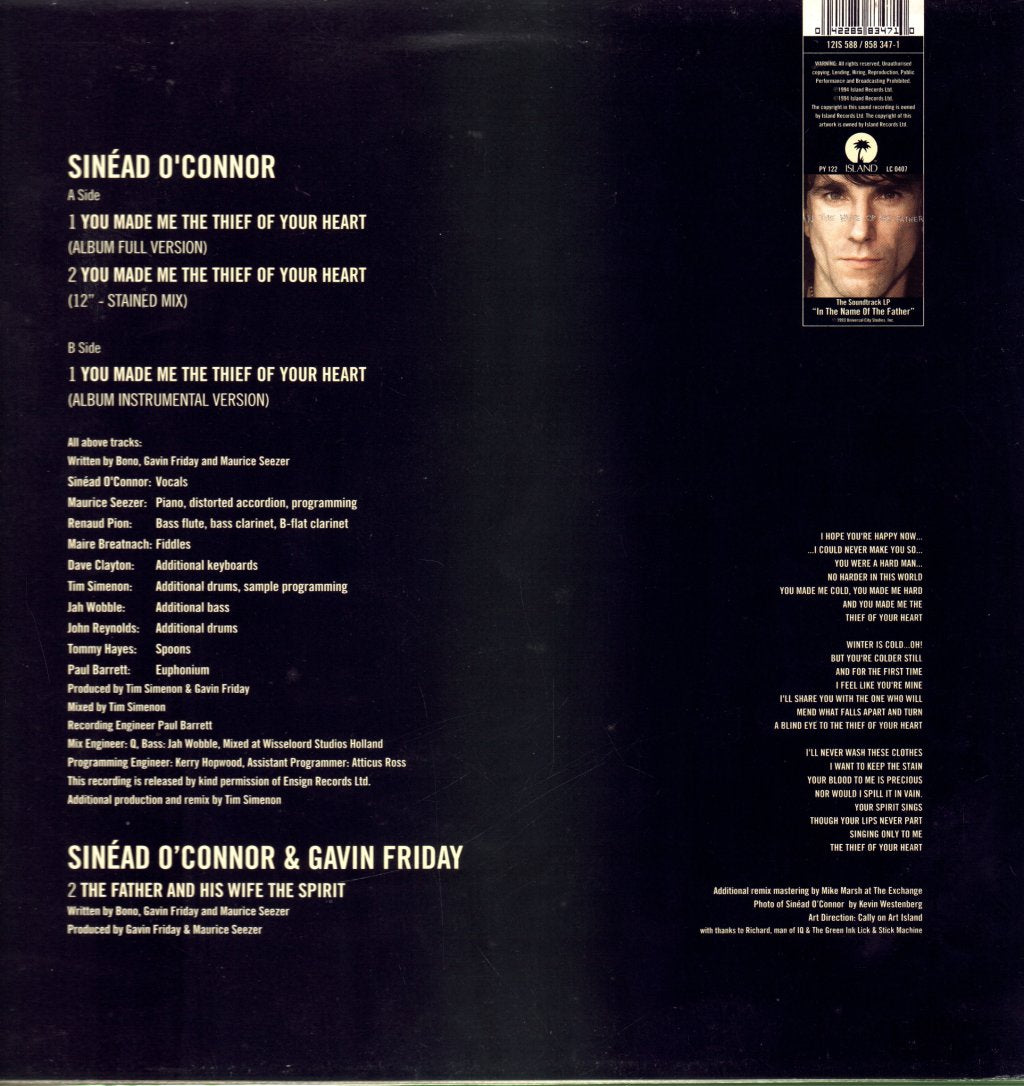 Sinéad O'Connor - You Made Me The Thief Of Your Heart - 12 Inch