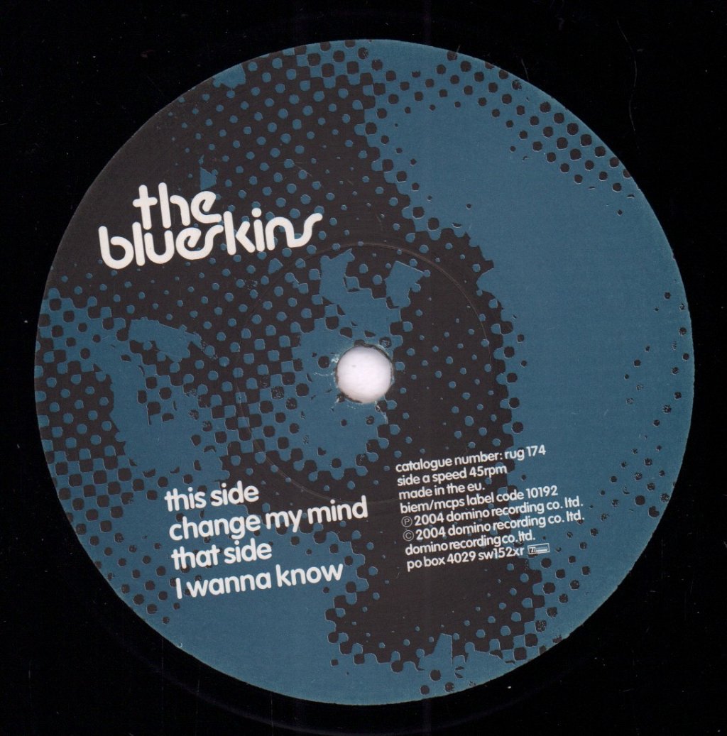 Blueskins - Change My Mind - 7 Inch