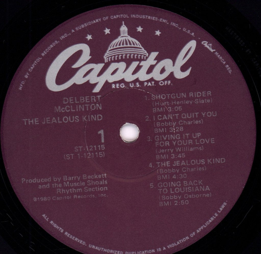 Delbert Mcclinton - Jealous Kind - Lp