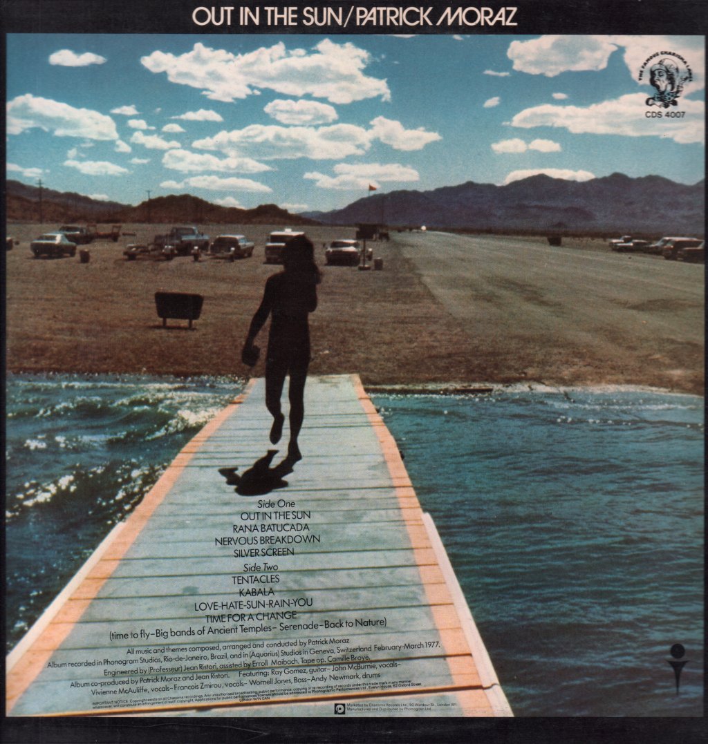 Patrick Moraz - Out In The Sun - Lp