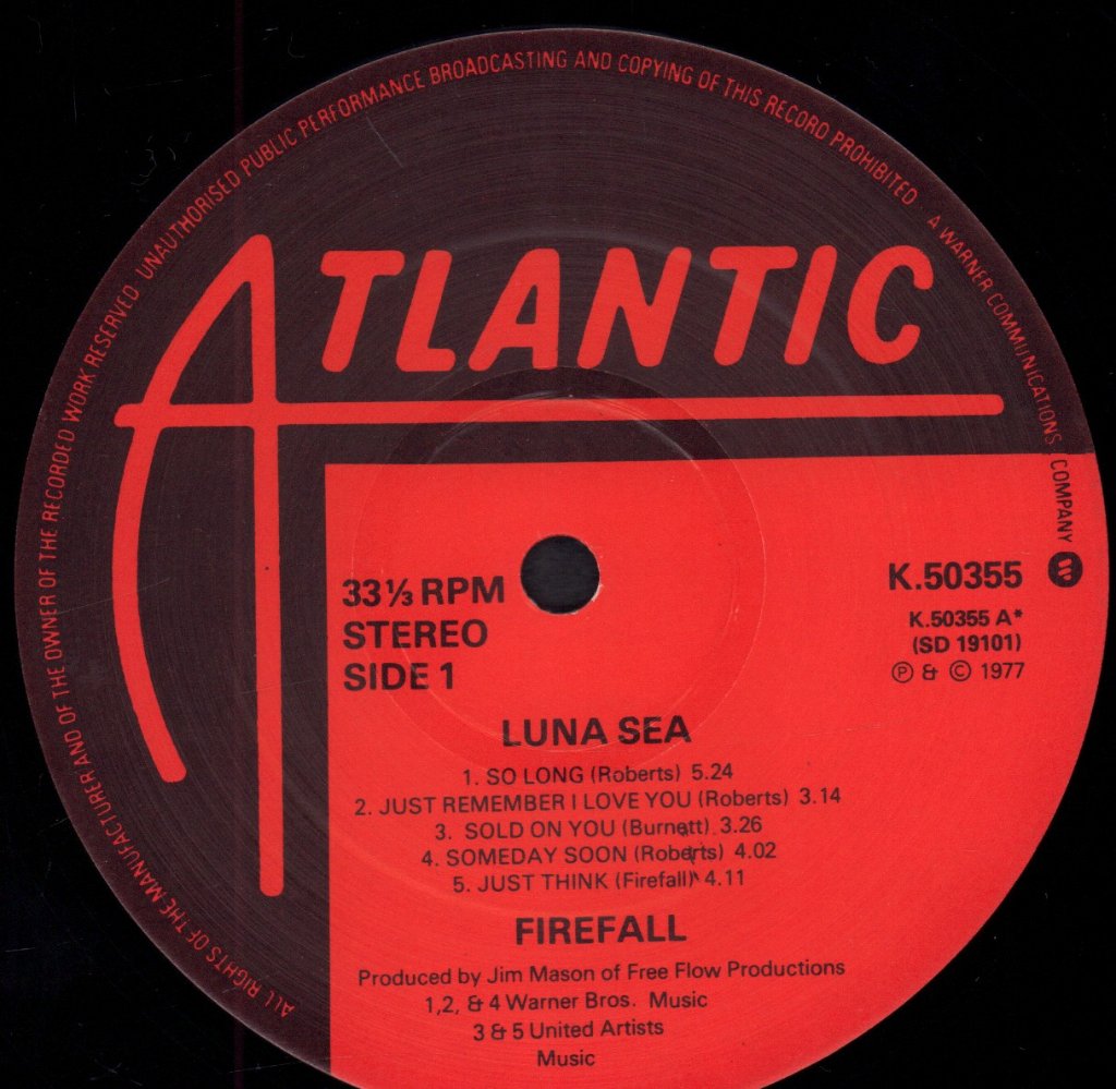 Firefall - Luna Sea - Lp