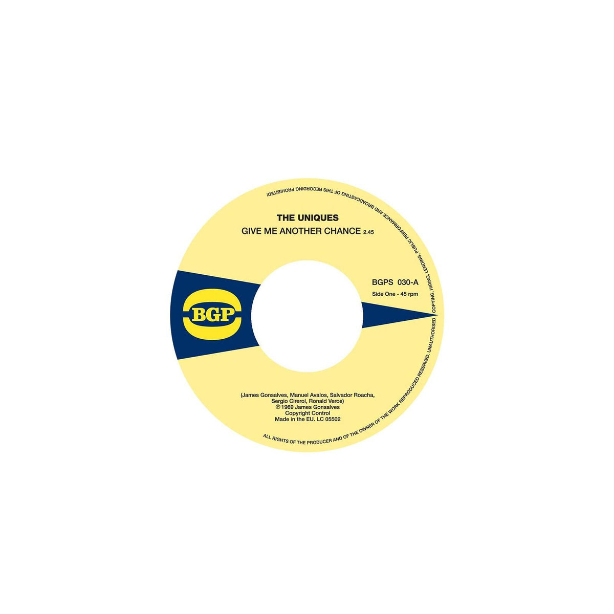 Uniques - Give Me Another Chance - 7 Inch