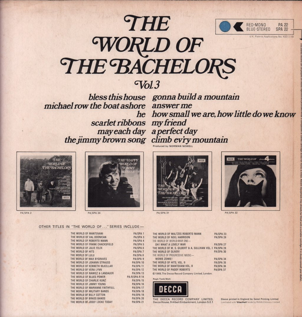 Bachelors - World Of Vol 3 - Lp