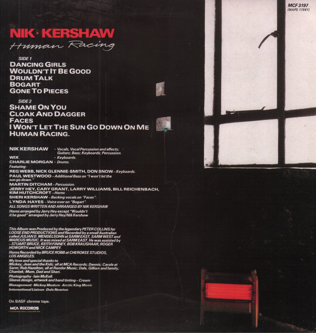 Nik Kershaw - Human Racing - Lp