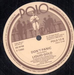 Liquid Gold - Don't Panic - 12 Inch
