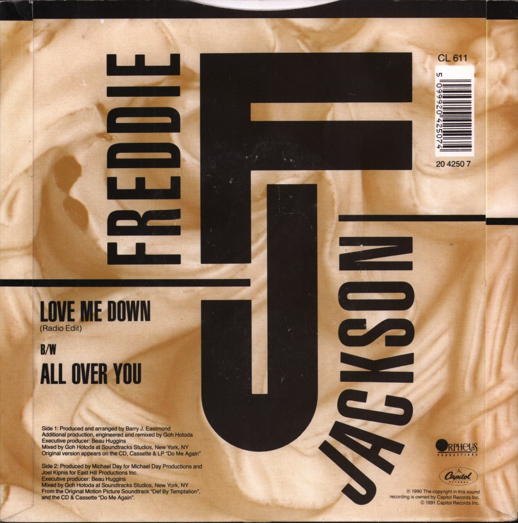 Freddie Jackson - Love Me Down - 7 Inch