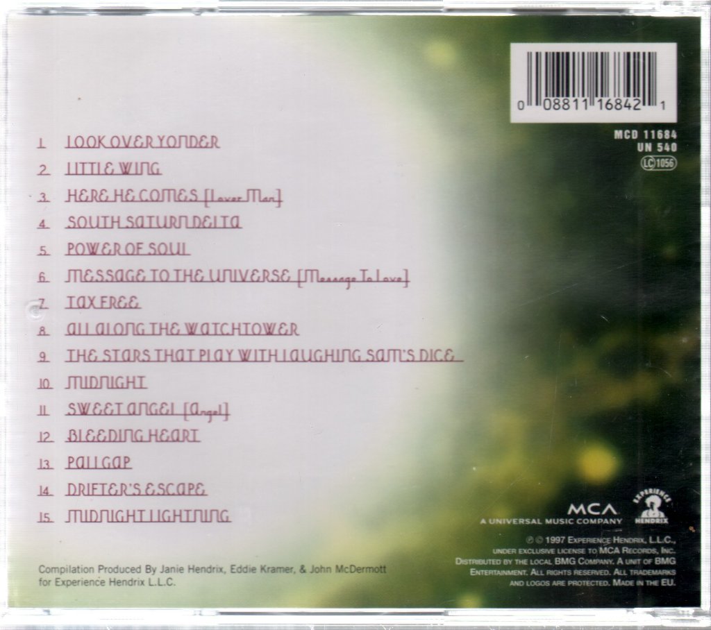 Jimi Hendrix - South Saturn Delta - Cd