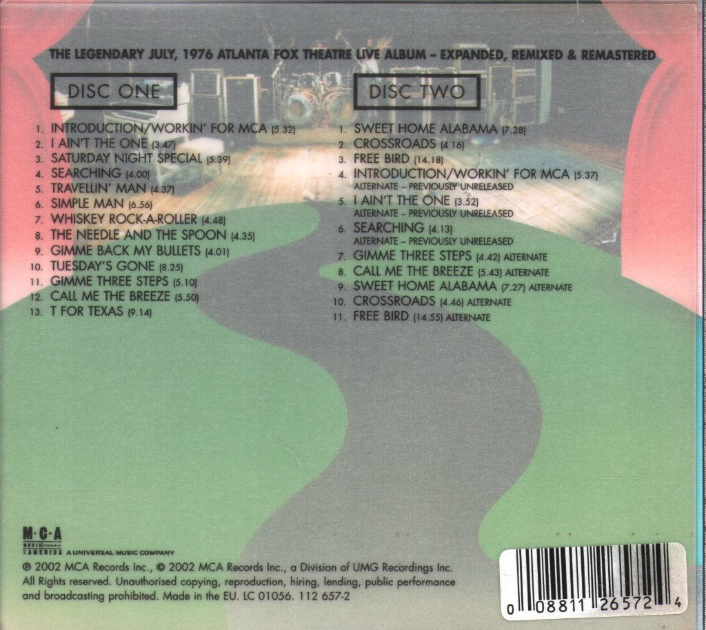 Lynyrd Skynyrd - One More From The Road - Cd Set