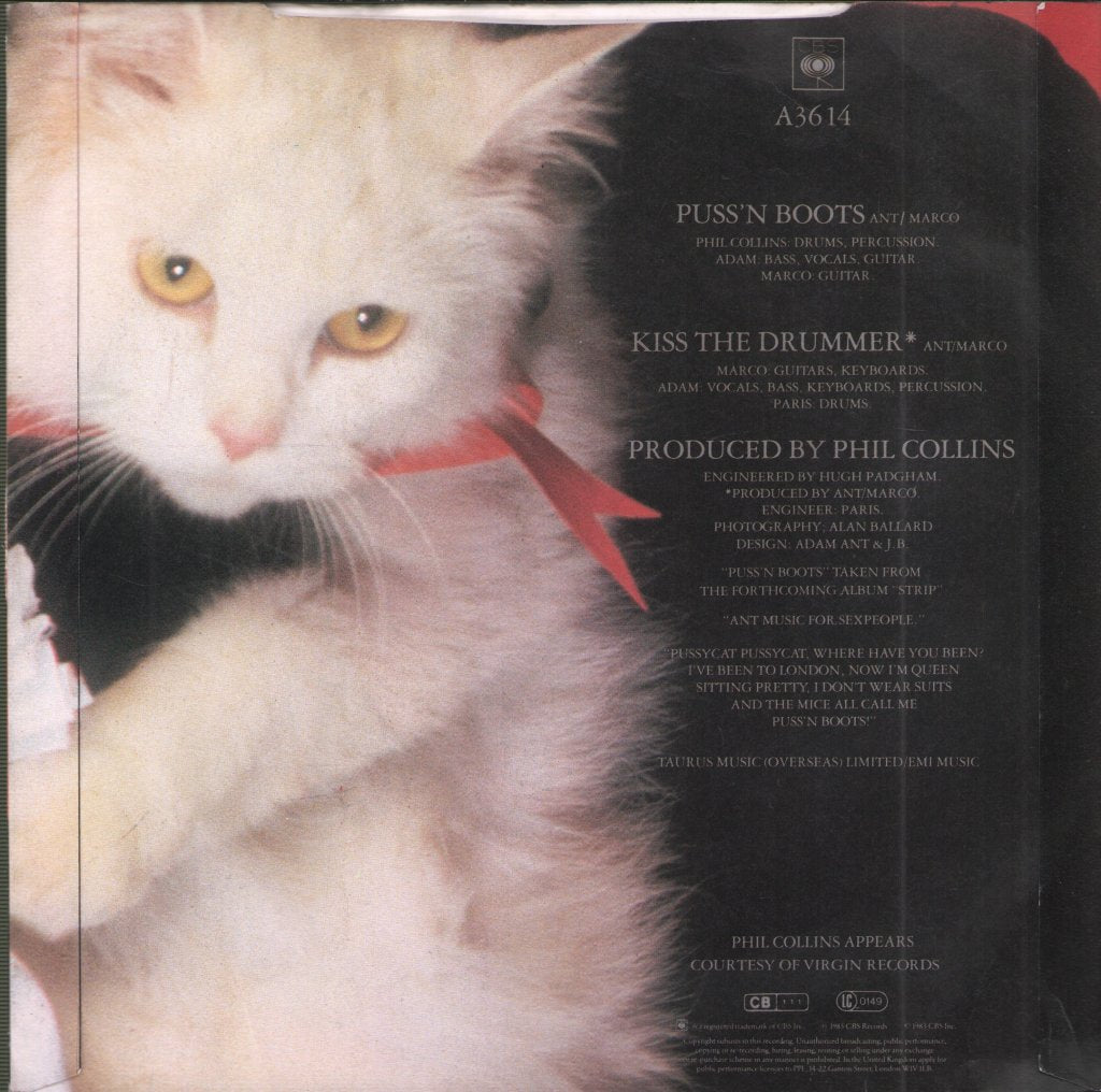 Adam Ant - Puss'N Boots - 7 Inch