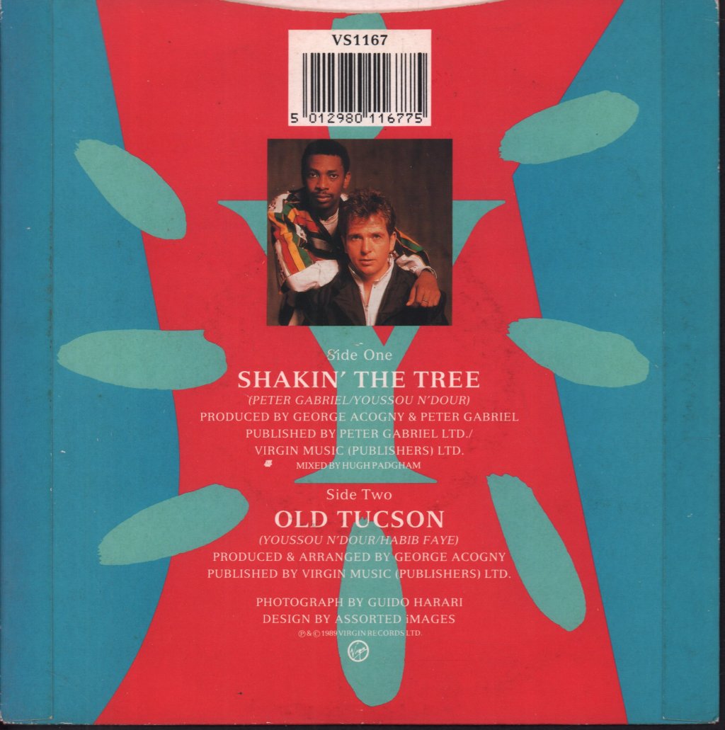 Youssou N'dour And Peter Gabriel - Shakin' The Tree - 7 Inch