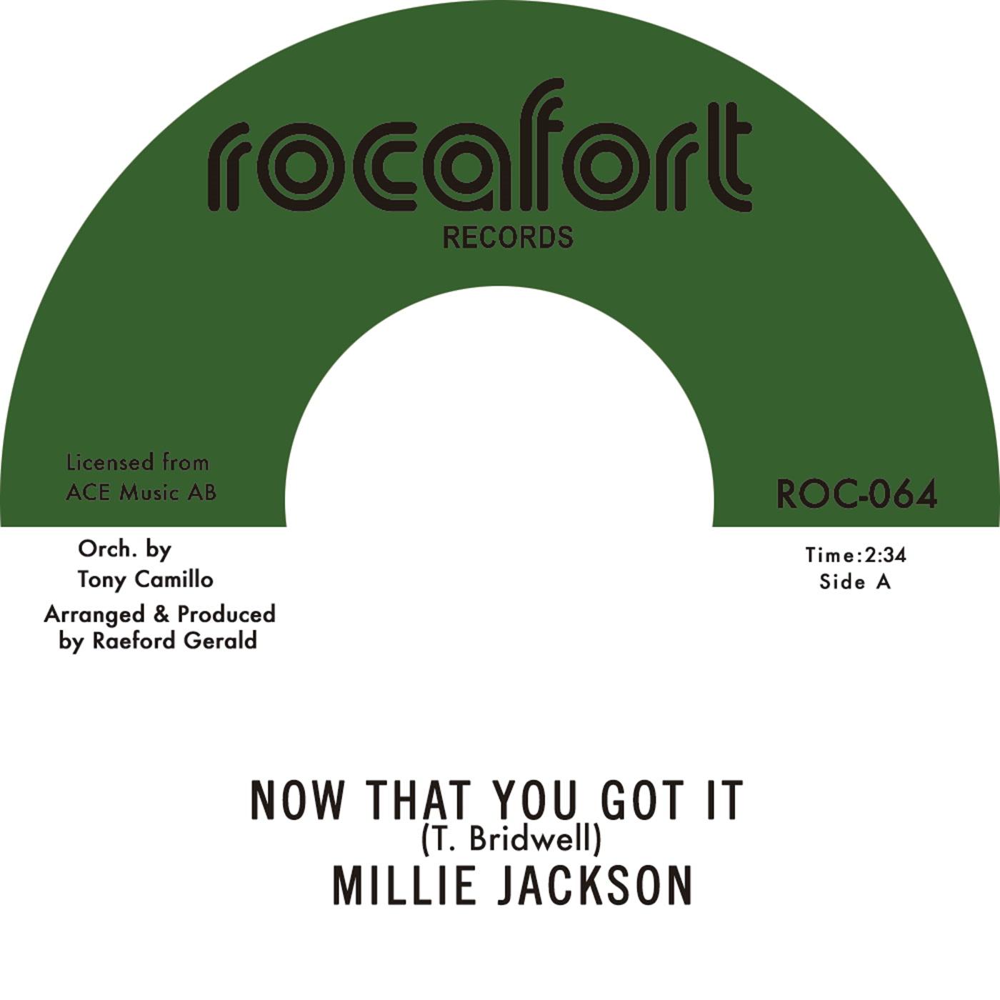 Millie Jackson - Now That You Got It" B/W "hypocrisy (Alternative Version) - 7 Inch