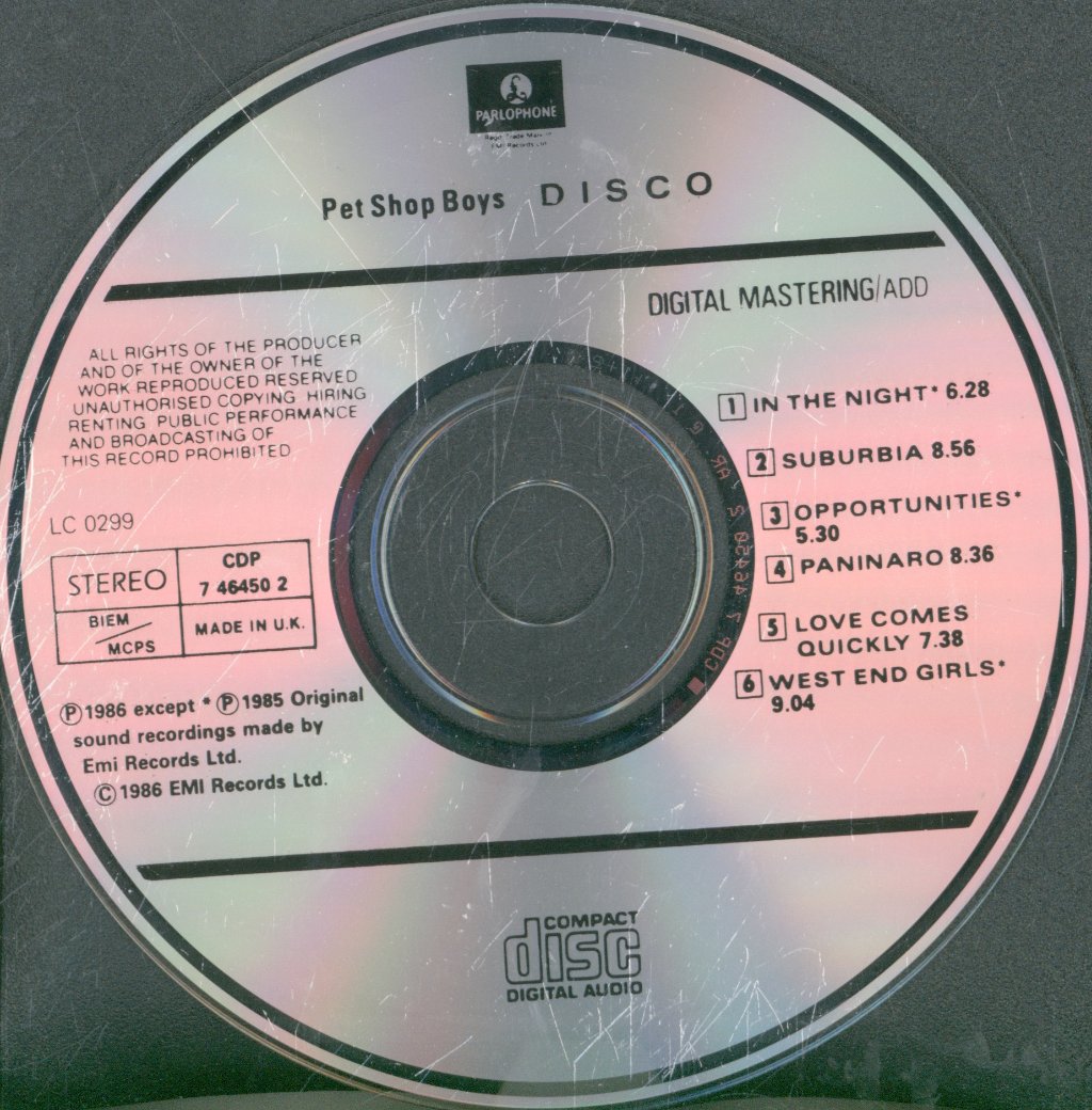 Pet Shop Boys - Disco - Cd
