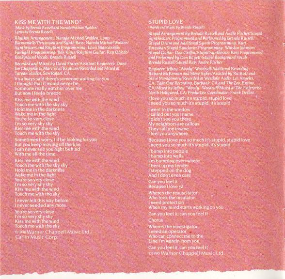 Brenda Russell - Kiss Me With The Wind - Cd