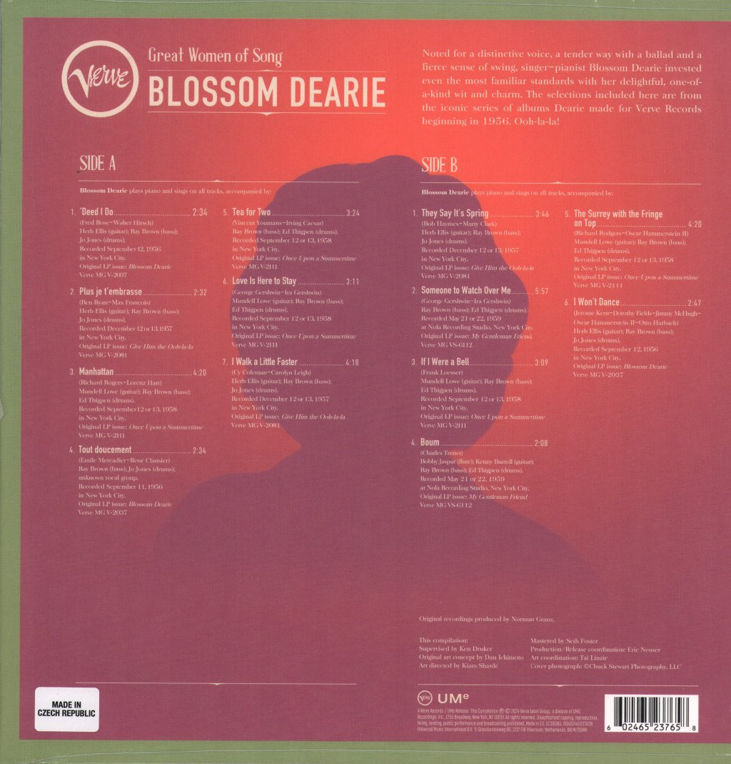Blossom Dearie - Great Women of Song: Blossom Dearie - Lp