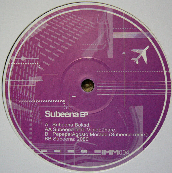 Subeena - Subeena EP - 12 Inch