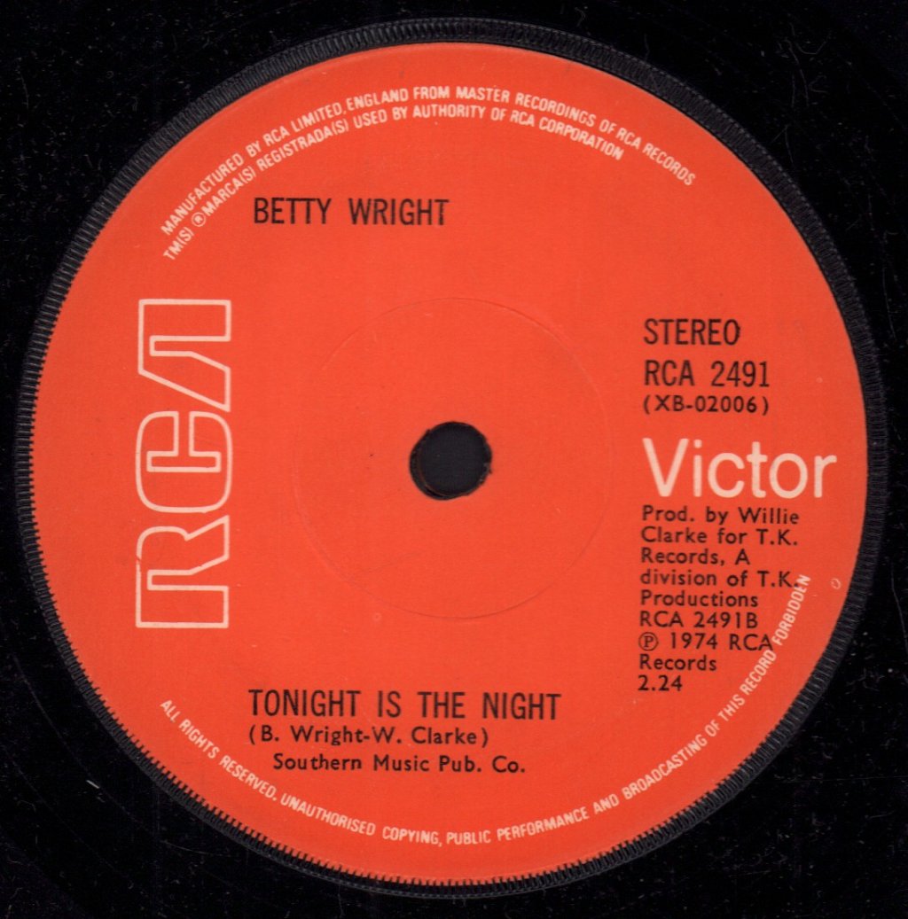 Betty Wright - Shoo Rah Shoo Rah - 7 Inch