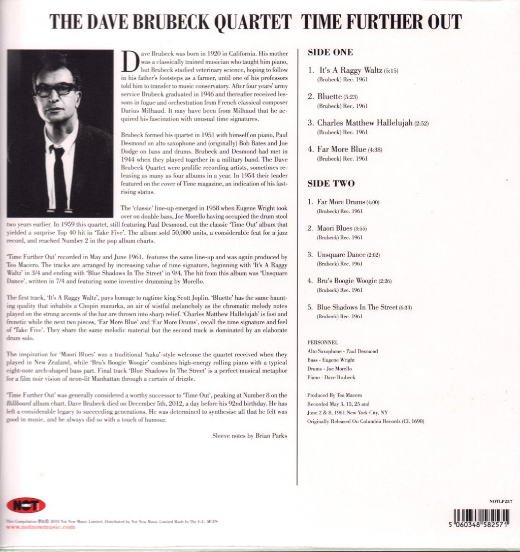 Dave Brubeck Quartet - Time Further Out - Lp