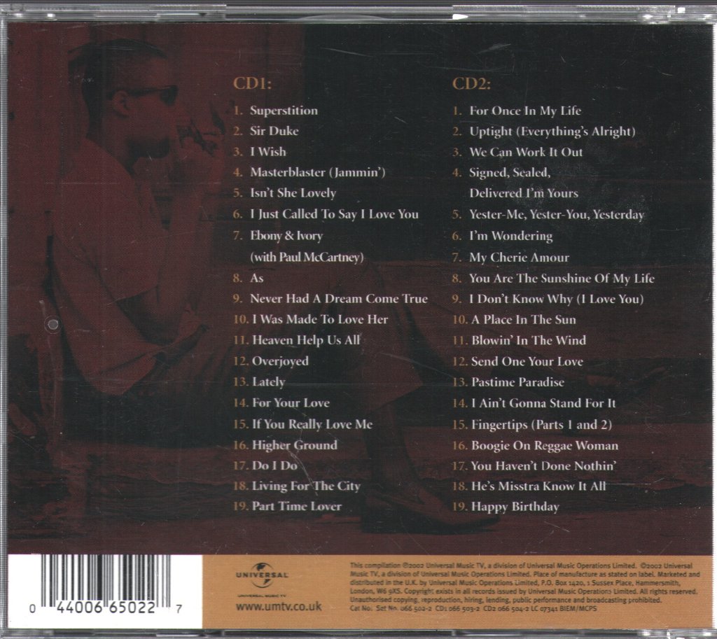Stevie Wonder - Definitive Collection - Double Cd