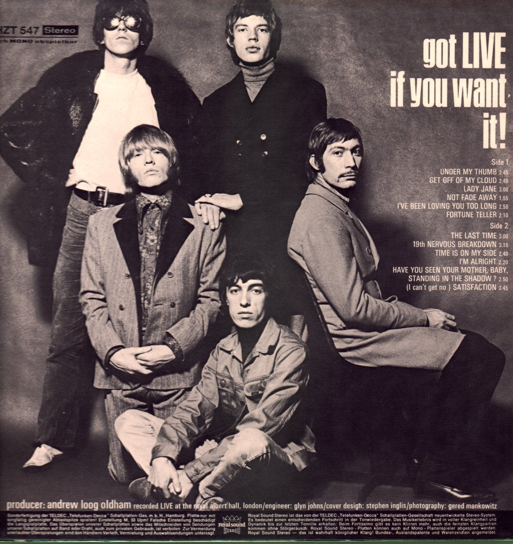 Rolling Stones - Got Live If You Want It! - Lp
