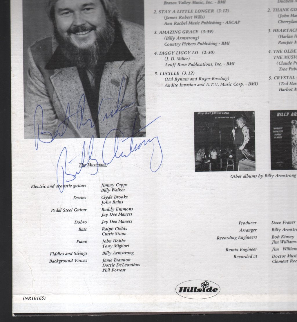 Billy Armstrong - A Man And His Fiddle - Lp