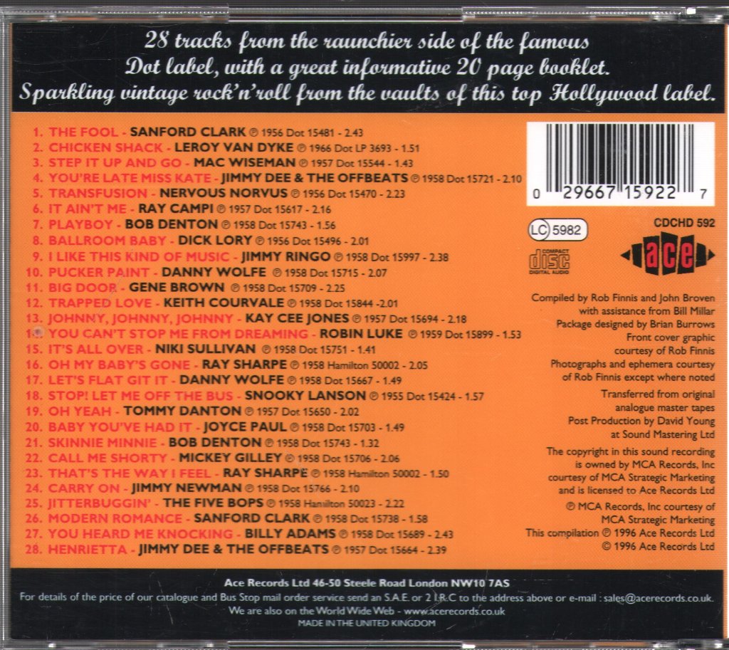 Various Artists - Dot Rock 'N' Roll - Cd