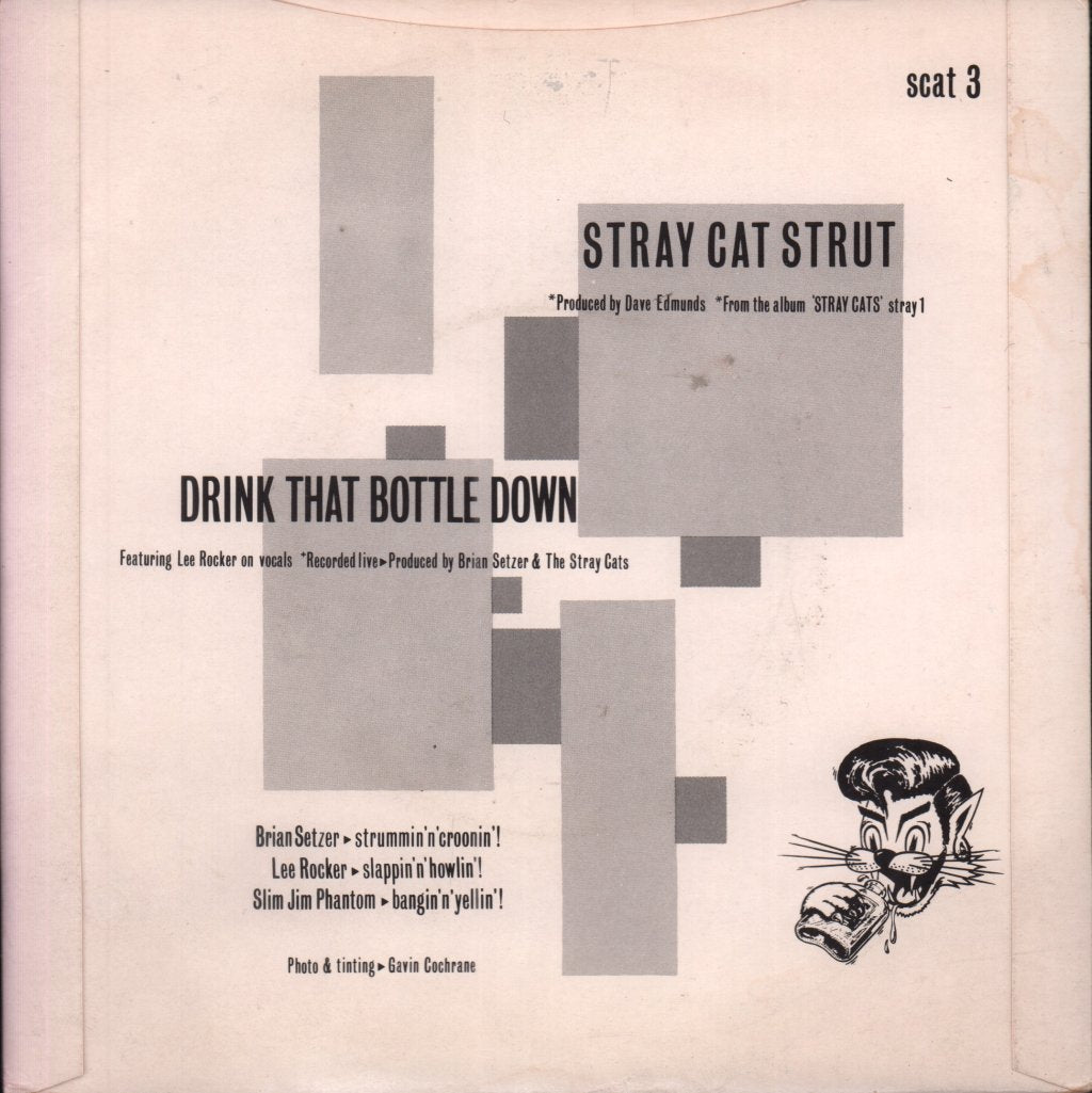 Stray Cats - Stray Cat Strut - 7 Inch