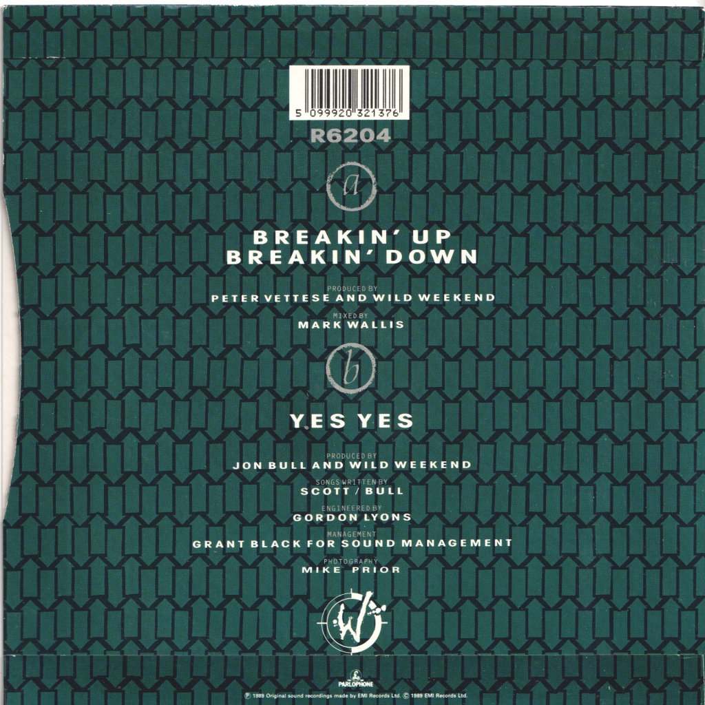 Wild Weekend - Breakin' Up Breakin' Down - 7 Inch