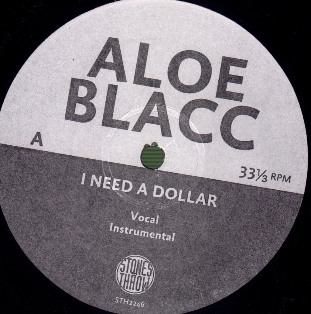 Aloe Blacc - I Need A Dollar - 12 Inch