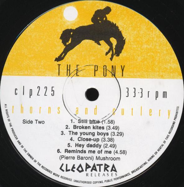Pony - Thorns And Cutlery - Lp