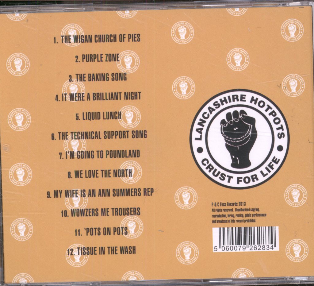 Lancashire Hotpots - Crust For Life - Cd