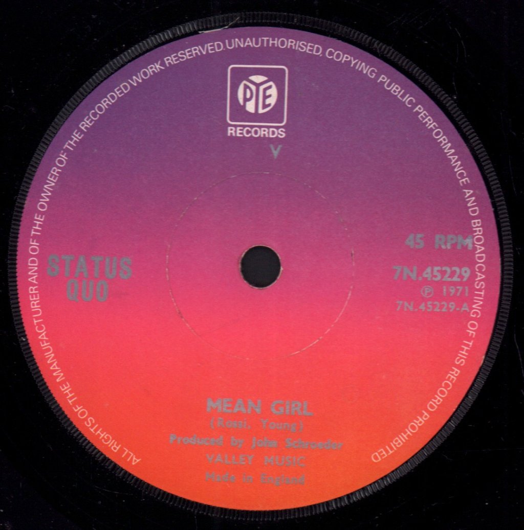 angels one-five (status quo) - Toody - 7 Inch