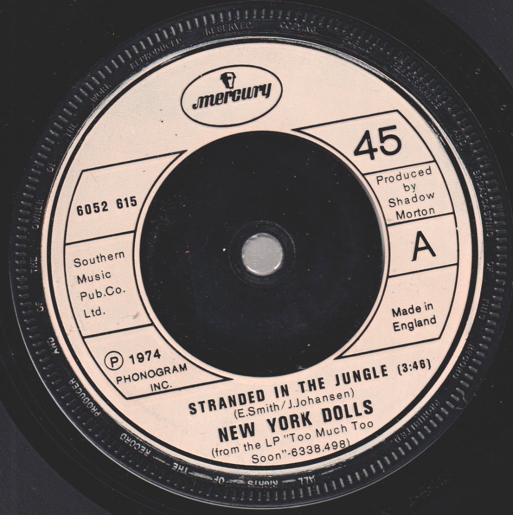New York Dolls - Stranded In The Jungle - 7 Inch