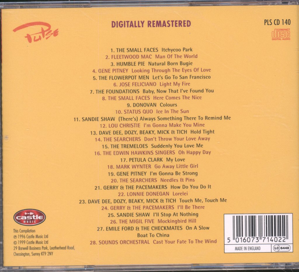 Various Artists - Itchycoo Park Hits Of The Sixties - Cd