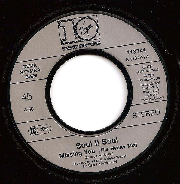 Soul II Soul - Missing You - 7 Inch