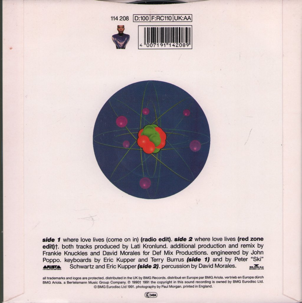 Alison Limerick - Where Love Lives - 7 Inch