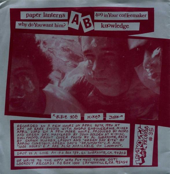 Green Day - Slappy E.P. - 7 Inch