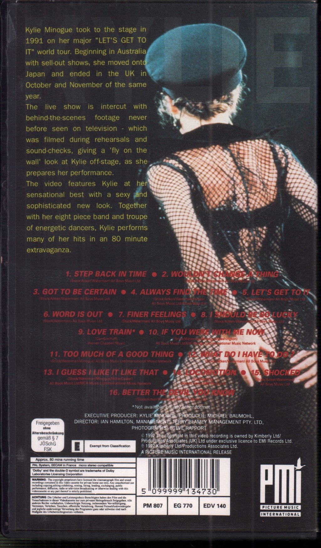 Kylie Minogue - Live! - Video