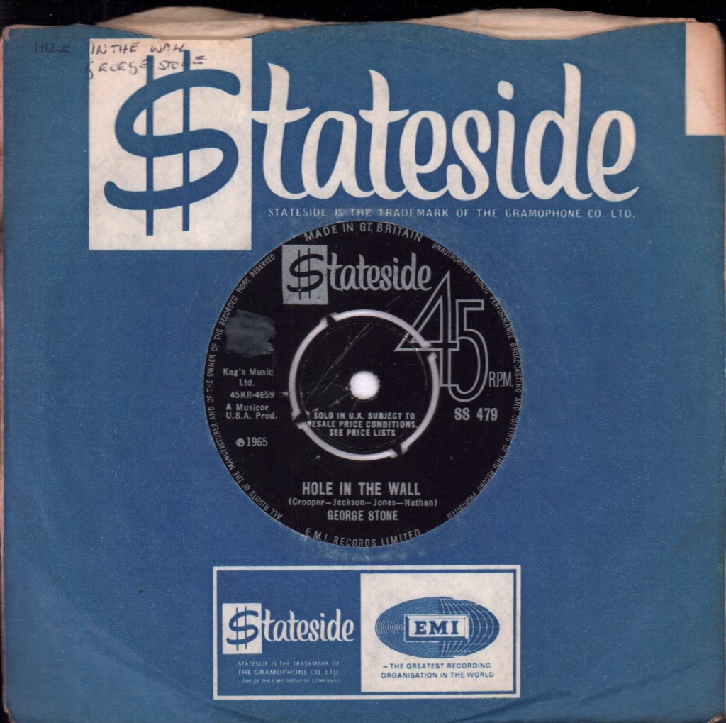 George Stone - Hole In The Wall - 7 Inch
