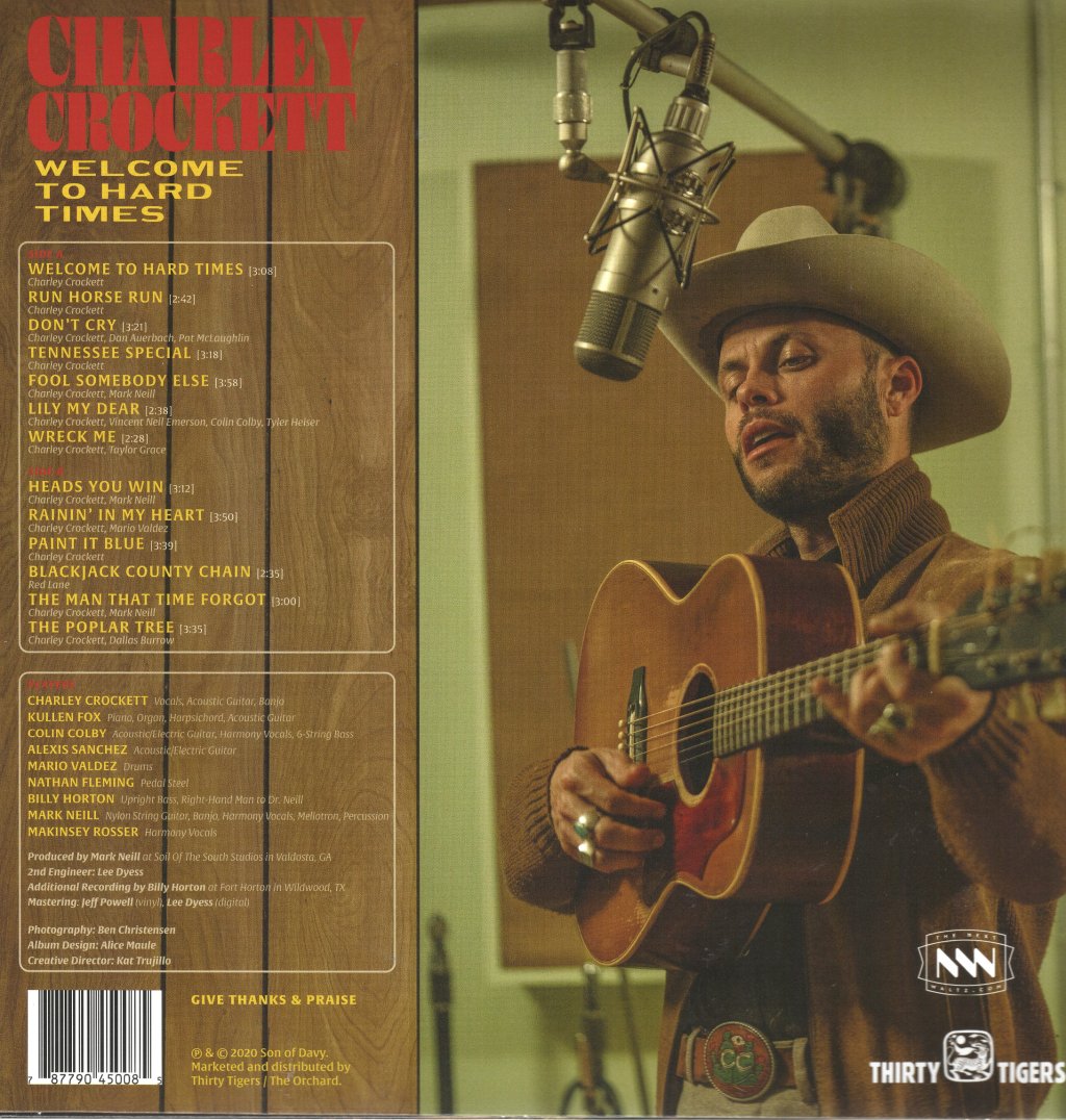 Charley Crockett - Welcome To Hard Times - Lp