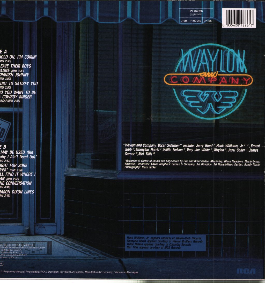 Waylon Jennings - Waylon And Company - Lp