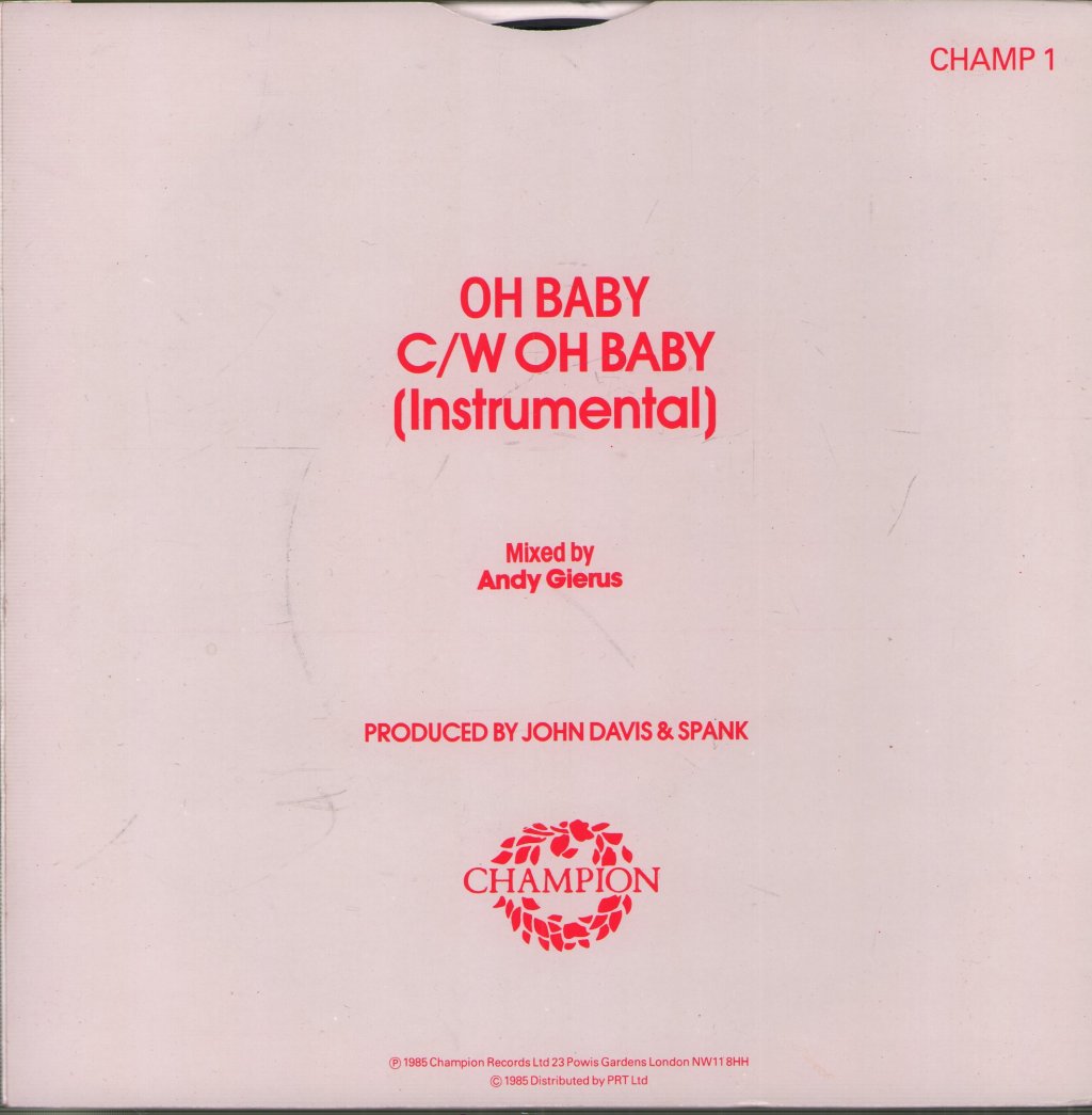 Spank - Oh Baby - 7 Inch