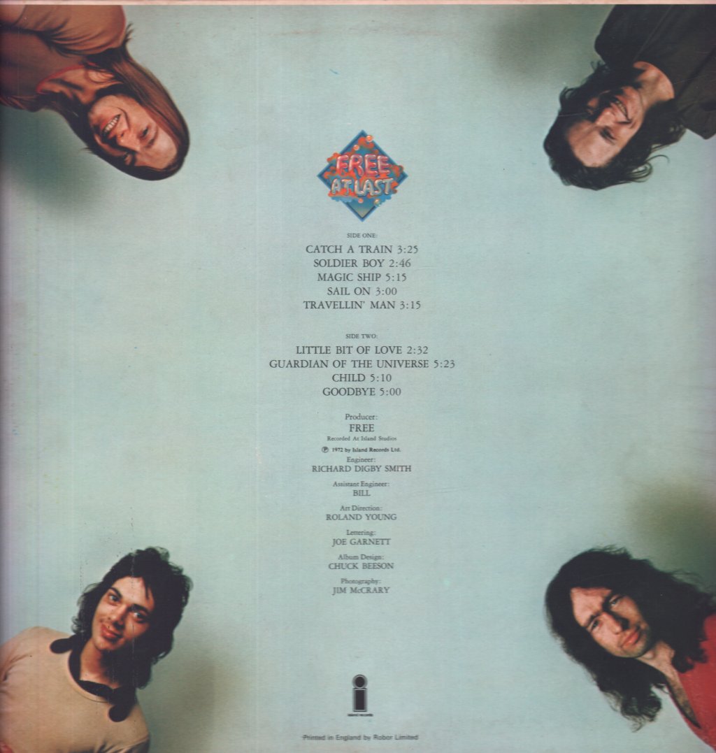Free (Blues/Rock Group) - Free At Last - Lp