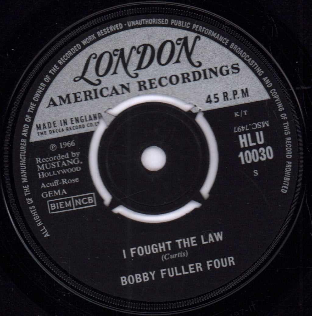 Bobby Fuller Four - I Fought The Law - 7 Inch