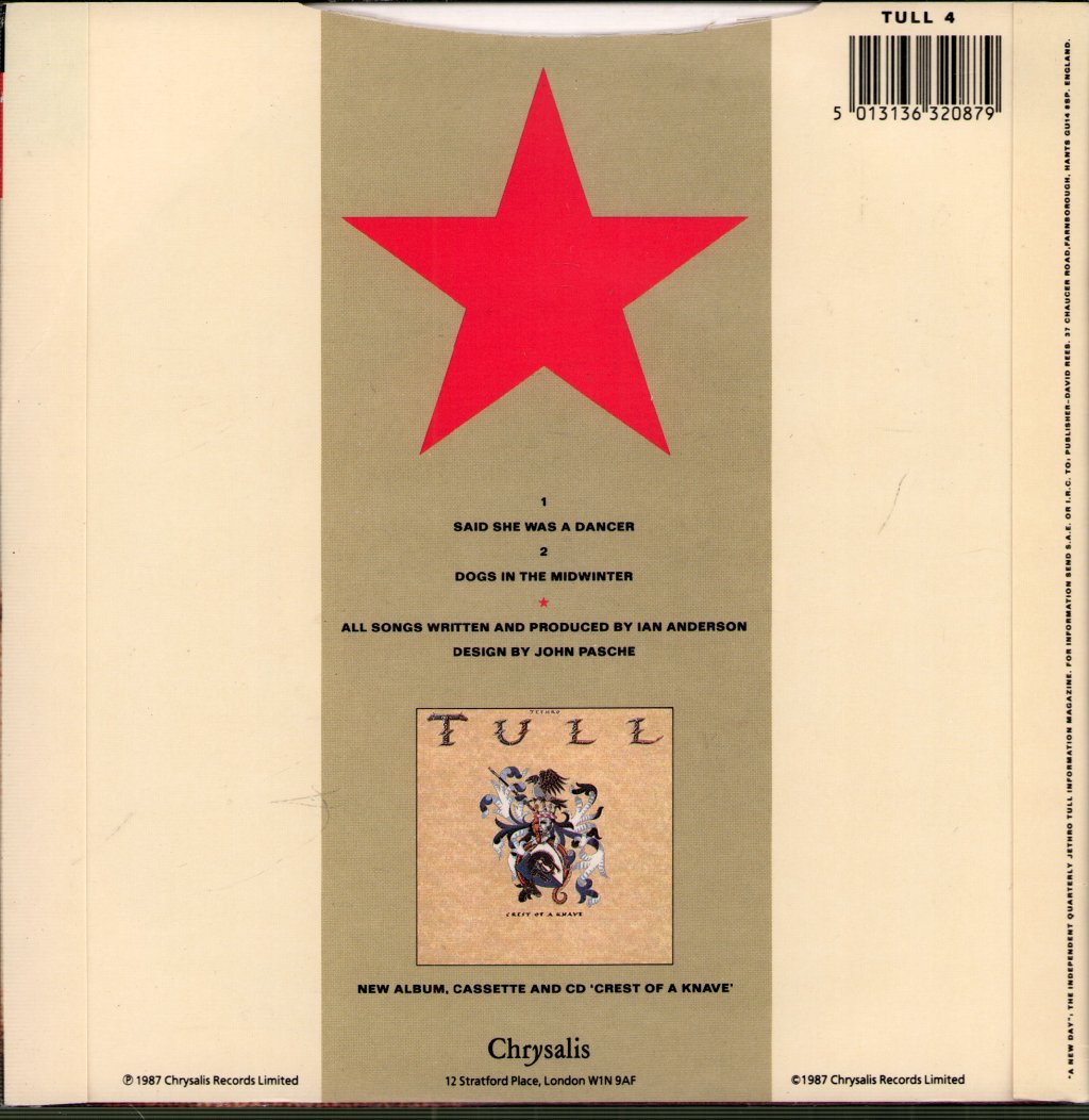 Jethro Tull - Said She Was A Dancer - 7 Inch